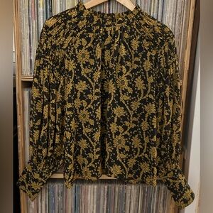 Ann Taylor long bishop sleeve top